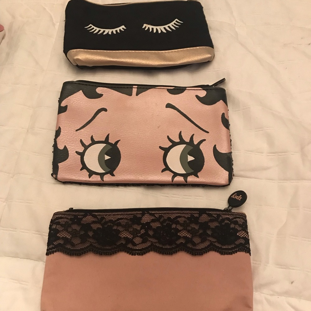 3 Ipsy makeup bags Betty Boop